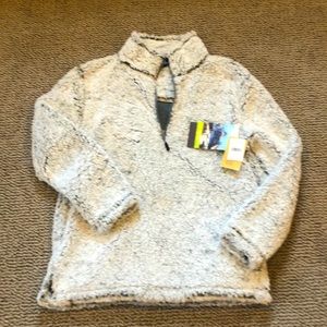 Stillwater Supply Quarter Zip Sherpa Medium NWT